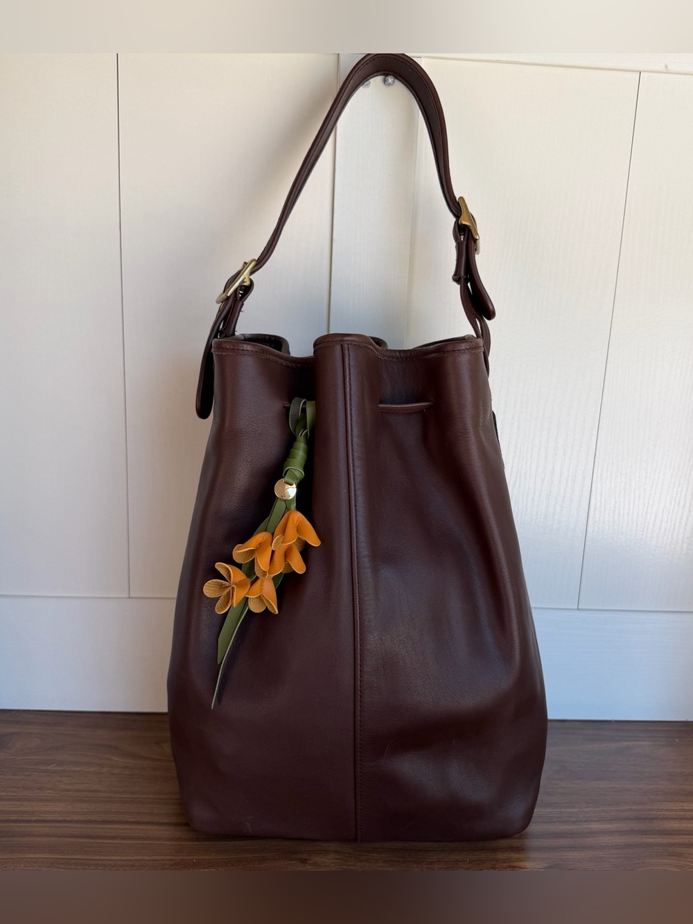 Vintage Coach Legacy Drawstring Bucket Bag - Picture 1 of 10